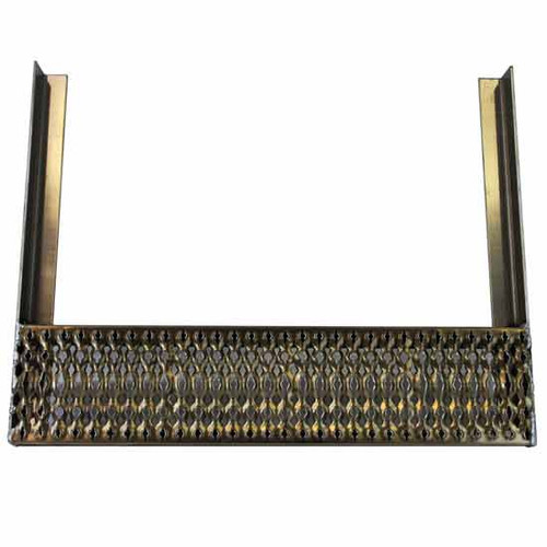 CSM 7 X 30.5 Inch Aluminum Lower Step With Angles & Early Style Tread For Peterbilt 378, 379 & 389
