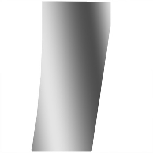 Paintable Stainless Steel Standard Blank Cowl Panel For DPF Trucks W/ Std Cab Panels For Peterbilt 389 Short Hood