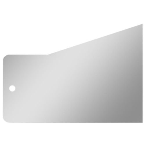 430 Stainless Steel 3 Inch Sleeper Panel Standard End Caps For Peterbilt 70/78 Inch Unibilt Sleepers
