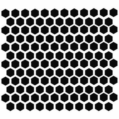 430 Stainless Steel Punched Grille Insert W/ Hexagon Shaped Cutouts For Peterbilt 579