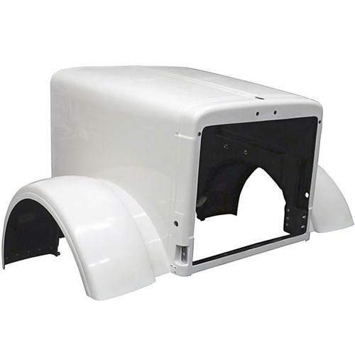 Fiberglass Hood W/ 55 Inch Centerline By Jones Performance Replaces 13-03552, L29-6061 Fits Peterbilt 379 119BBC