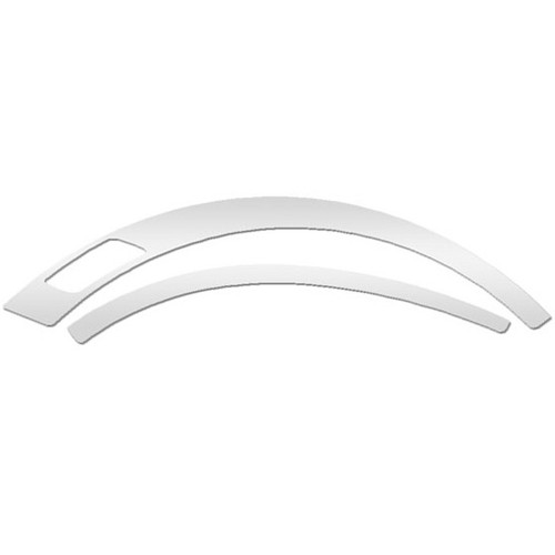 Stainless Steel Outer Fender Trim Kit - 4 Piece For Peterbilt 587