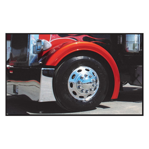 Fiberglass Low Rider Front Fenders For Peterbilt 379 1987-2007 - Pair