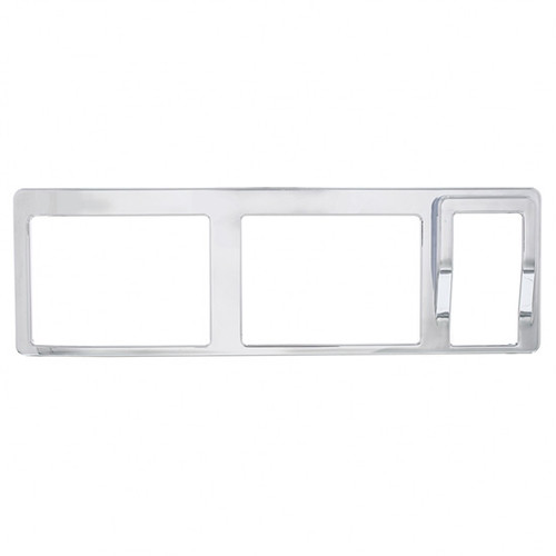 Chrome Upper Horizontal Rocker Switch Trim For Peterbilt 579