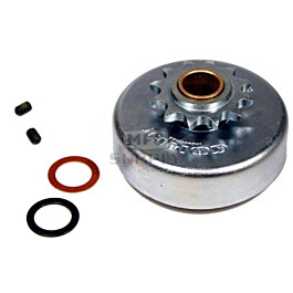 Heavy duty, adjustable engagement, Comet LA 350 series centrifugal clutch.3/4" bore. 1/2" pitch chain. 12 tooth.