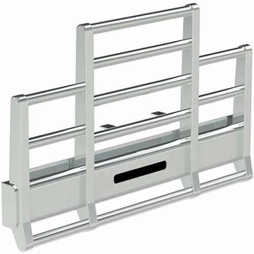 Herd Defender 4 Post Grille Guard W/ Lift Assist, Slam Latch, Lower Rake, Turn Signal Lights For Kenworth W900L