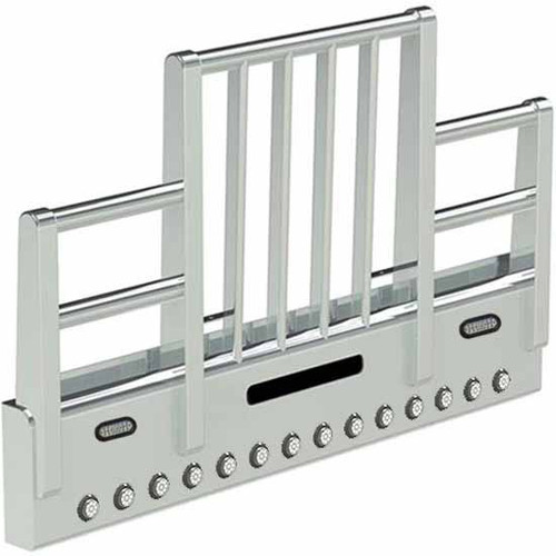 Herd Aluminum Texas 4 Post Grille Guard Bumper Fits Kenworth W900L/Aerocab