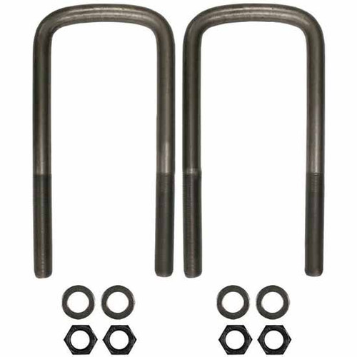 BESTfit 3/4 X 4 X 10.25 Inch Semi Round U-Bolt Kit Replaces 15983092, 15983095 & 15983097 For Kenworth