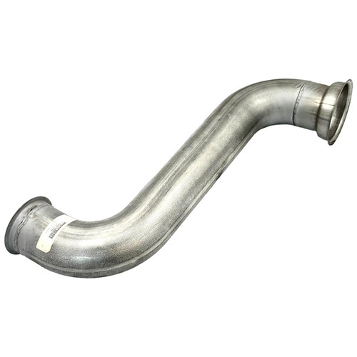 BESTfit 4 Inch Aluminized 2 Bend Exhaust Pipe With Flange For Kenworth
