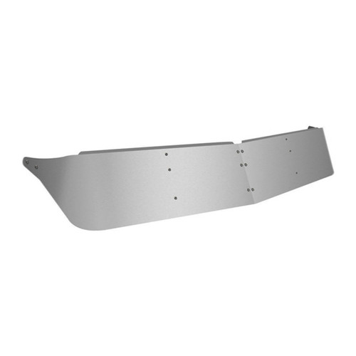 11 Inch Stainless Steel 2 Piece Visor Fits Kenworth T800 & W900 W/ Curved Windshield