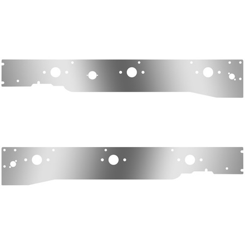 Cab Panels W/ Block Heater Plug, Dual Step Light Holes, 6 P1 Light Holes For Kenworth 2008 - 2012 T660 W/ RME