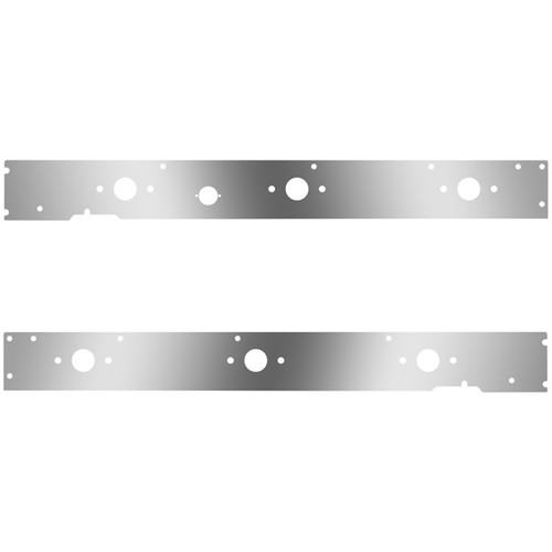 Cab Panels W/ Block Heater Plug Hole, 6 P1 Light Holes For Kenworth T660 W/ Cab Mount Exhaust