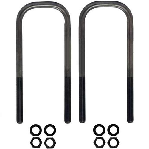 BESTfit 7/8 X 5.25 X 14.5 Inch Semi-Round U-Bolt Kit Replaces 11-23853-000 For Freightliner FAS II Suspension