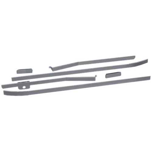 2 Inch Stainless Steel Blank Cab-Sleeper Panels For Freightliner Cascadia 116BBC 2018-Current W/ 72 Inch Sleeper W/ Extenders