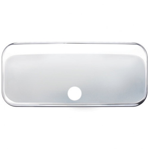 Chrome 13.5 Inch Upper Center Storage Door Cover For Freightliner Cascadia
