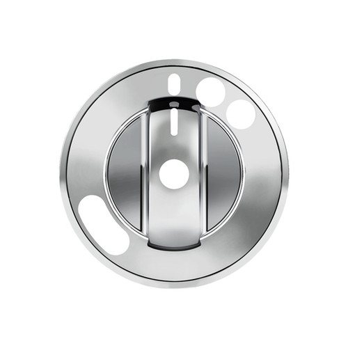 Chrome Plastic Light Switch Cover for Headlight & Fog Light – 2-Piece Set