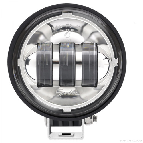 JW Speaker 0547951 Model 6150 4" Round Pedestal Mount LED Fog Light Chrome Bezel