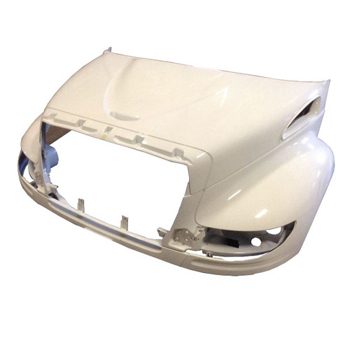 Fiberglass Hood Shell W/ 41.5 Centerline & Fenders By BESTfit Replaces 3825655C94 Fits International Durastar/4400