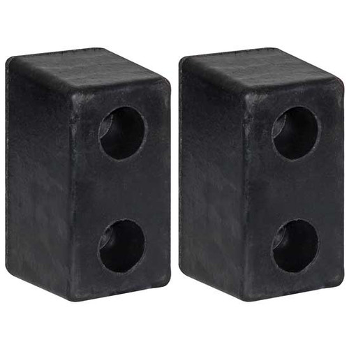 3.5 X 3.5 X 6 Inch Tall Molded Rubber Bumper For Rear Of Truck Or Trailer