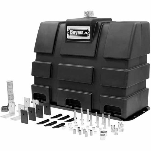 Polymer 50 Gallon Upright Hydraulic Reservoir W/ Screw-On Diffuser, 40 Micron Filler Breather Cap - Black