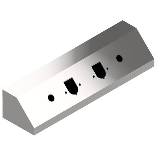304 Stainless Steel On-Top Air Line Box Sectionalized Deck Plate W/ Trailer Air, 2 7-Way Hookups