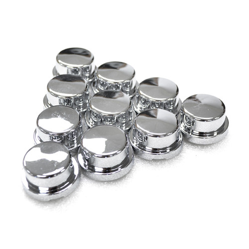 3/4 Inch Short Top Hat Nut Covers - Pack Of 10