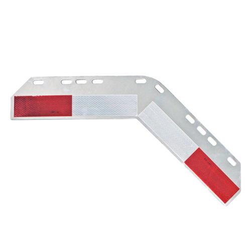 Aluminum 45-Degree Angled Reflector Top Flap Plates