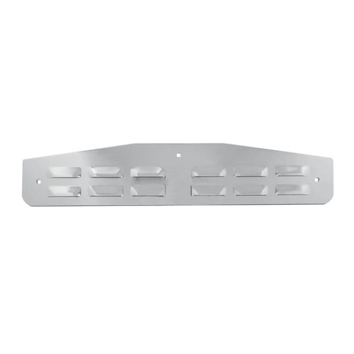 14 x 4-Inch Chrome Louver Bottom Plate – No Backing Plate