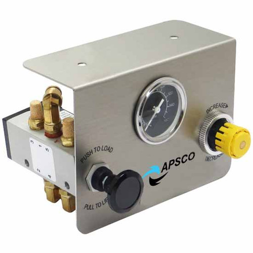 Stainless Steel Steerable Lift Axle APSCO Control Panel