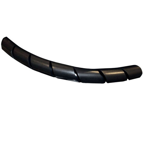 Black Spiral Wrap, Black Working Range 1.087 - 1.125 Inch ID - 100 Feet