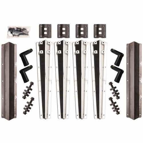 Minimizer Mirror Finish Plastic Bolt On Bracket Kit For Min200 Fenders