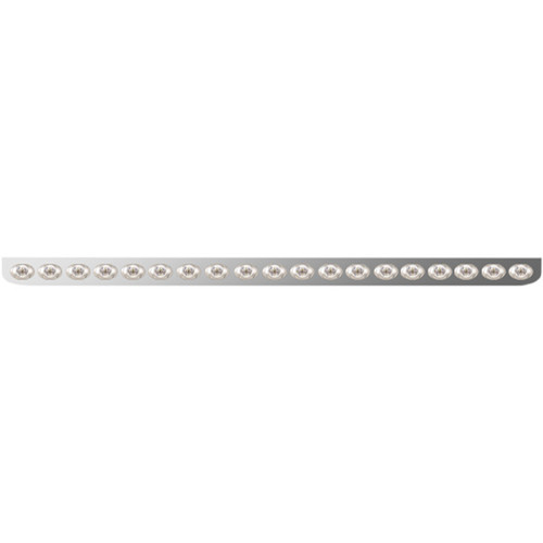 Stainless Steel Light Bracket W/ 19 P3 Amber/Clear LEDs