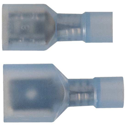 16-14 AWG Blue Nylon Push On Male/Female Disconnects W/ .250 Tab - 5/5 PCS