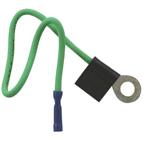 14 AWG Green Fusible Link Wire W/ 5/16 Inch Stud & 10.5 Inch Wire