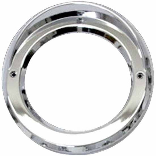 4 Inch Chrome Bezel W/ Visor Has Holes At 9 & 3 Position