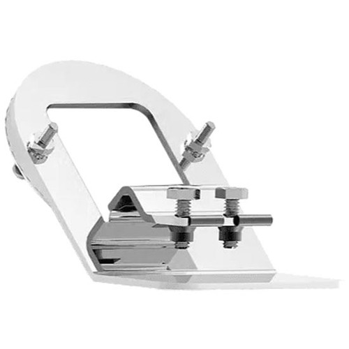 Stainless Steel 45 Degree Bend Light Bracket, Clamps To Frame