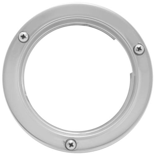 Stainless Steel Flange Mount Light Bezel For 4 Inch Pearl, Mega 10, Spyder LED