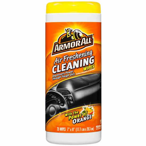 Armor All Orange Cleaning Wipes - 25 Wipes Canister