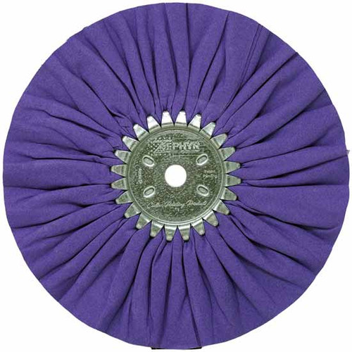 10 Inch Purple-Lea Airway Cotton Mill Treat Standard Buffing Wheel