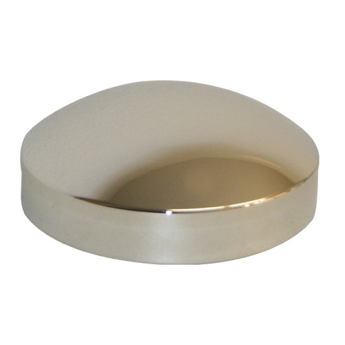 8 Inch Chrome Rear Hubcap With 1.5 Inch Extra Deep Side Wall