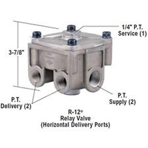 Air Valve R12H Relay 4 PSI