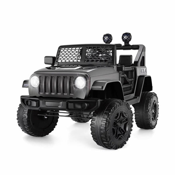 12V 2-Seater Electric Ride-On Car with LED Lights, MP3 Player, and Remote Control for Kids