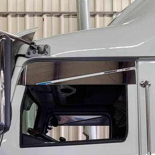 6 Inch Paintable Aluminum Door Chops By Chrome Shop Mafia Fits Western Star 5700XE 2014 & Newer