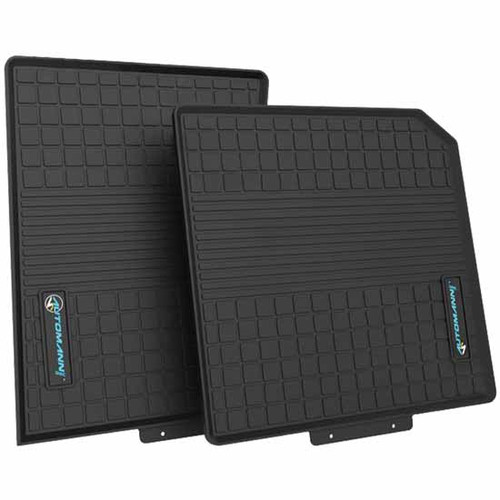 Floor Mat Set W/ Grooved Design & Channeled Edges For Western Star 4900SF