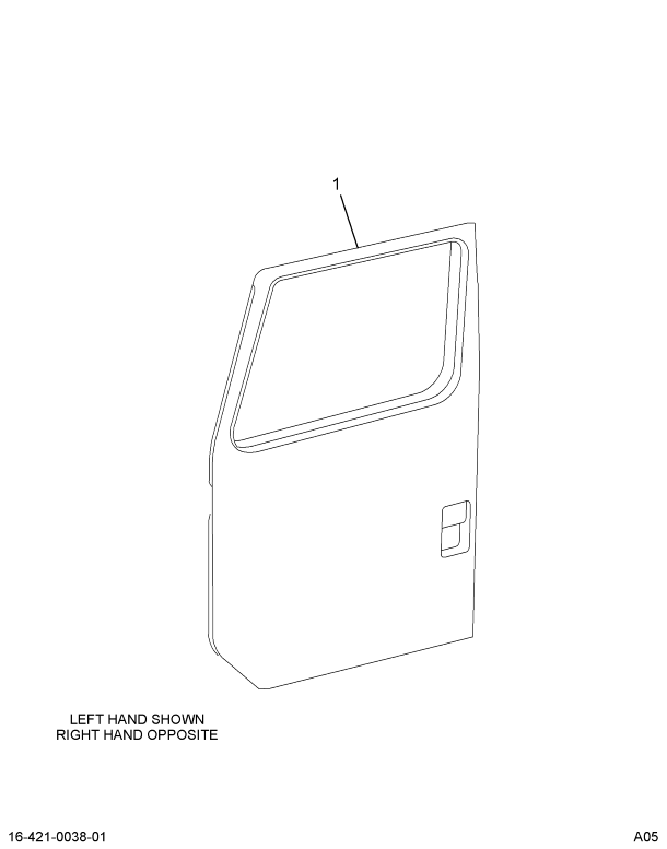 1698072C1 DOOR ASM SHELLRH PRIMED