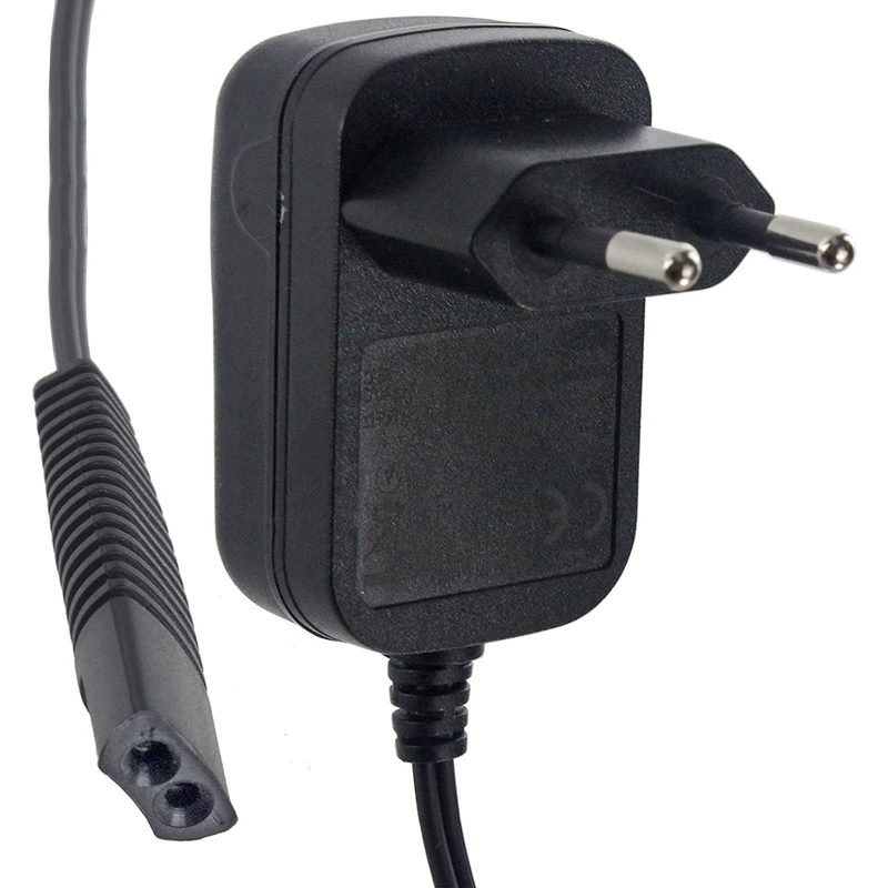 2 Pin BRAUN Shaver Charger EU Plug Cable Series 5 8385 C&R 8374 8377 5751