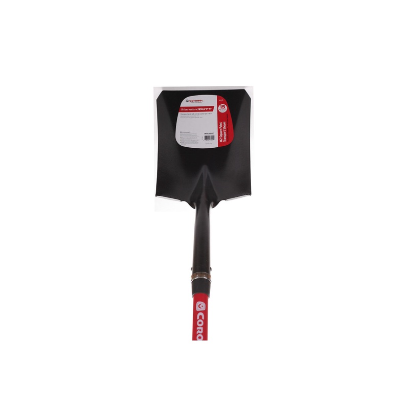 #2 Square Point Shovel – 15 gauge , 48 inch fiberglass handle, steel collar, non
