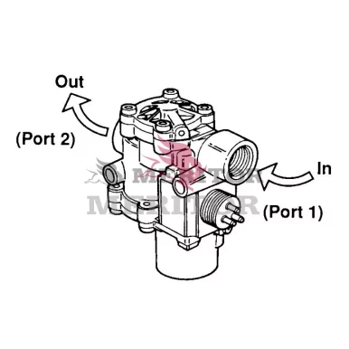 4721950060 Wabco ABS Modulator Valve - 24V Solenoid