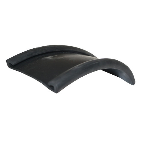 BESTfit 4 Inch Wide Rubber Fuel Tank Strap Liner With Outer Lip - Sold Per Foot