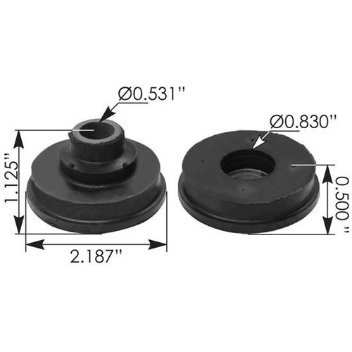 Radiator Mount Bushing By BESTfit Replaces 3560217C1, 3560217C2